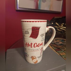 Pier 1 Hot Cocoa Essentials Christmas Mug